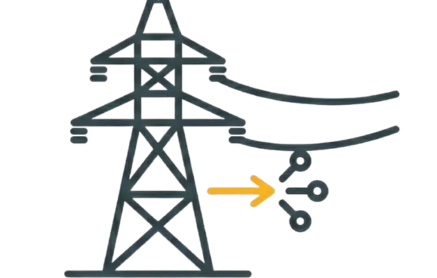 Perteklinę elektros energiją pasaugos elektros tinklai